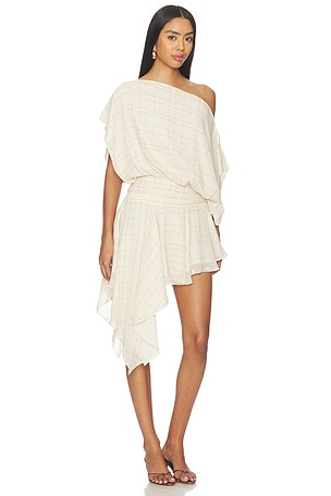 Lovers and Friends Lucille Mini Dress in Tan. Size XXS. Also