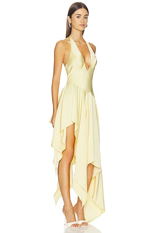 Lovers and Friends Eldrid Gown in Yellow