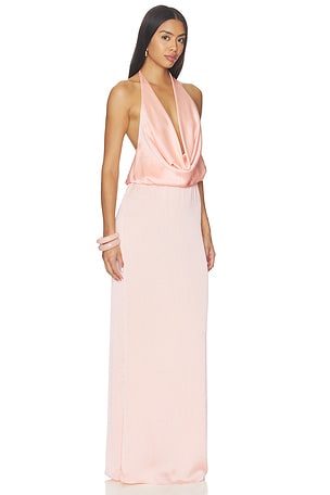 Lovers and Friends Tatiana Gown in Peach