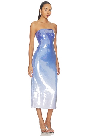 Lovers and Friends ROBE ALORA en Bleu