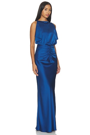 Lovers and Friends Clea Gown in Navy