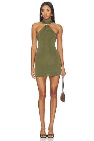 Gennifer Ruched Neck Dress Lovers and Friends