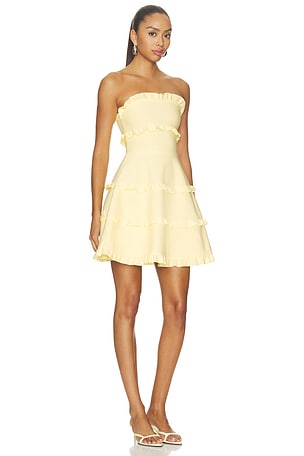 Lovers and Friends ROBE JESSICA en Jaune