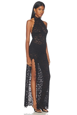 Lovers and Friends Lacelle Maxi Dress in Black