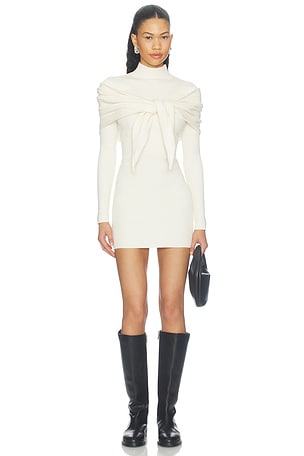 Jaine Sweater Dress With Scarf Lovers and Friends