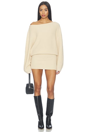 Kaylie One Shoulder Sweater Dress Lovers and Friends