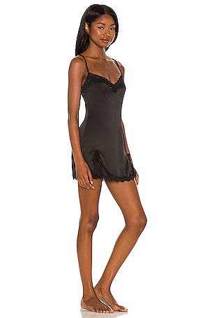 Lovers and Friends Cassandra Slip in Black