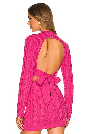 Etienne Cropped Cable Knit Lovers and Friends