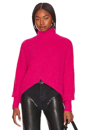 Outlet Revolve Lovers and Friends Pink Jade Turtleneck Sweater