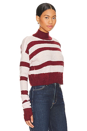 Lovers and Friends Tandice Striped Sweater in Blush