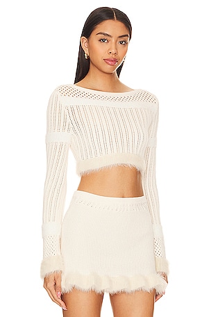 Lovers and Friends Savannah Sweater in Ivory