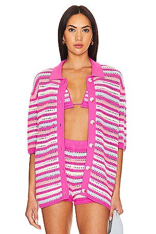 by Marianna Dapheen Jacket in Light Pink