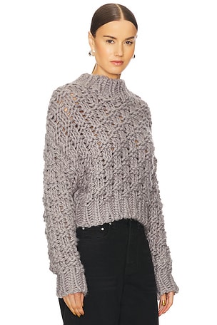 Lovers and Friends Jolene Knit Sweater in Grey