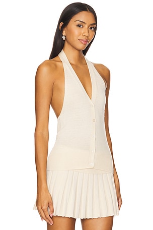 Lovers and Friends Milana Vest in Cream