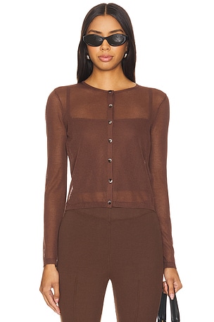Lovers and Friends Layla Cardigan in Brown