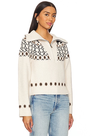 Lovers and Friends Ravina Fairisle Sweater in Tan