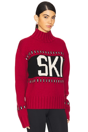 Lovers and Friends Annabel Ski Sweater in Red