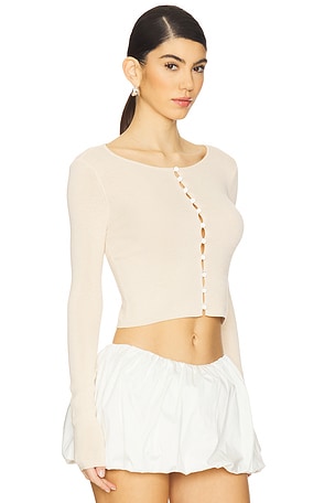Lovers and Friends Ciara Cardigan in Beige