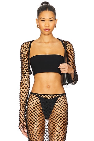 Mattilda Beaded Crochet Bolero Lovers and Friends