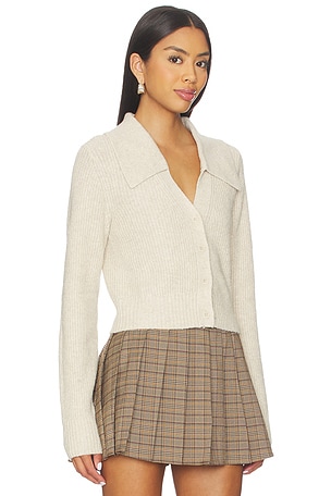 Lovers and Friends Janae Cardigan in Beige. Size XXS. Also