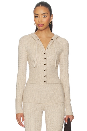 Paulina Button Up Hoodie Lovers and Friends