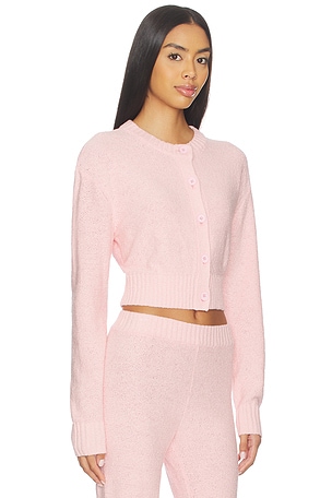 Lovers and Friends Lora Textured Cardigan in Pink. Size XXS. Also