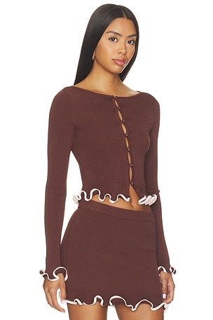 Lovers and Friends GILET BELLA en Marron