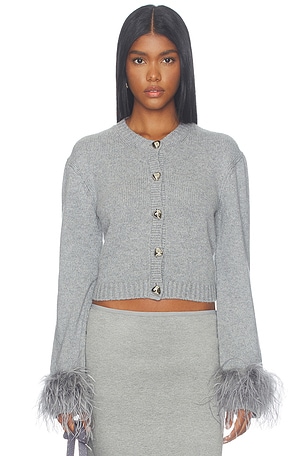 Wendi Feather Cardigan Lovers and Friends