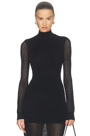 Belen Mock Neck Sweater Lovers and Friends