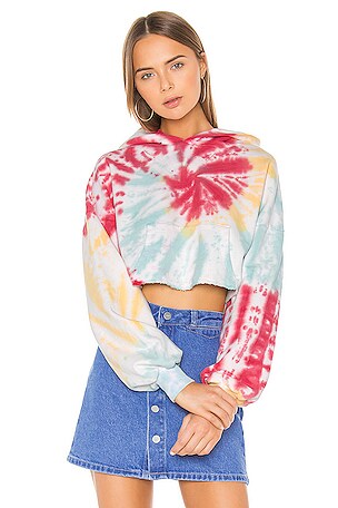 Tie Dye Crop Hoodie Lovers and Friends