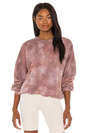 Lovers and Friends Lovers Bowery Sweatshirt in Pink Tie 2024 Dye