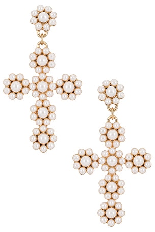 Candace Cross Earrings Lovers and Friends