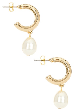 Lovers and Friends Wade Earrings in Ivory