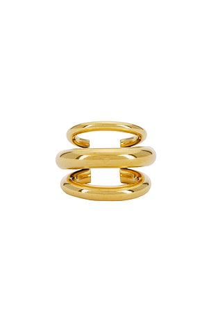 Lovers and Friends Nidia Ear Cuff in Metallic Gold