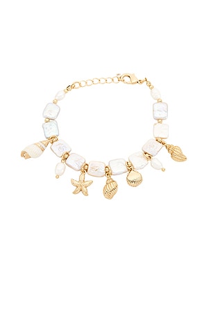 Lovers and Friends Dorothy Bracelet in Metallic Gold