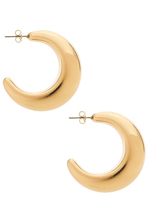 Lovers and Friends Pruett Earrings in Metallic Gold