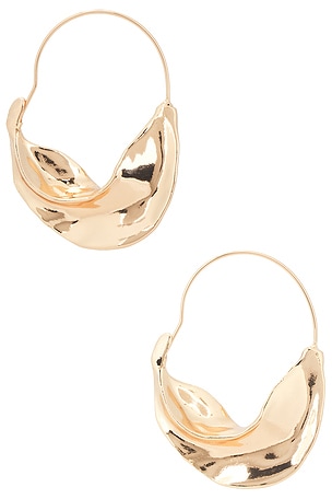 Lovers and Friends Amber Earrings in Metallic Gold