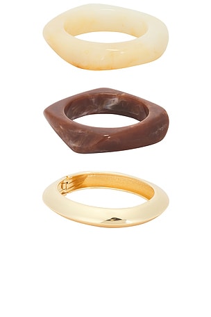 Lovers and Friends Brennan Bracelet Set in Brown