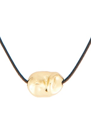 Lovers and Friends Esme Necklace in Metallic Gold