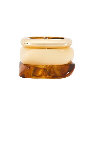 Lovers and Friends Veda Bracelet in Metallic Gold