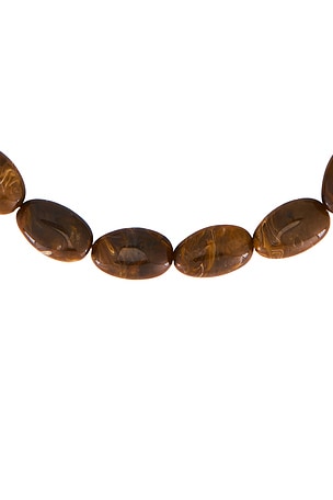 Lovers and Friends Marigold Necklace in Brown