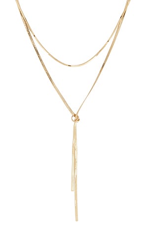 Lovers and Friends Marielle Necklace in Metallic Gold