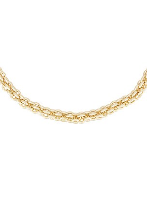 Lovers and Friends Romina Necklace in Metallic Gold