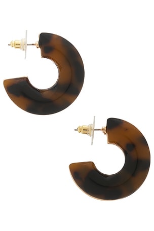 Lovers and Friends Serene Earrings in Brown