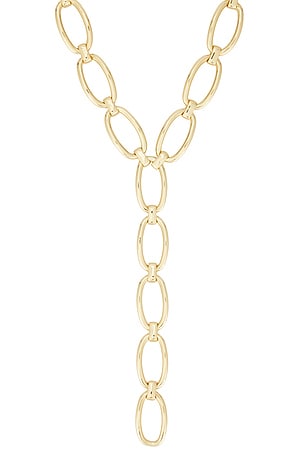 Lovers and Friends Liana Necklace in Metallic Gold