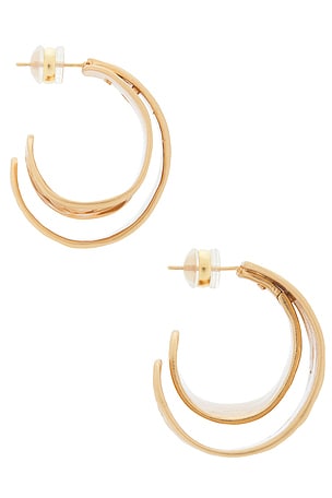 Lovers and Friends Cora Earrings in Metallic Gold