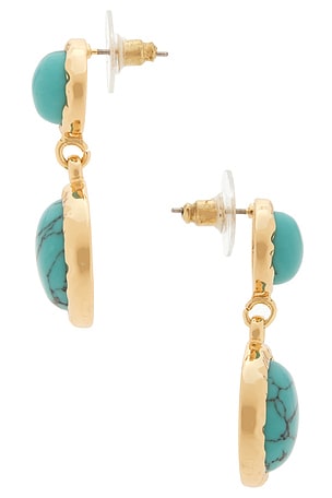 Lovers and Friends Helena Earrings in Teal