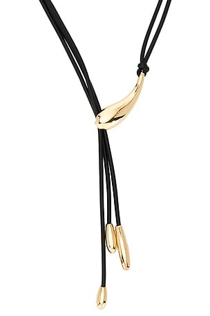 Lovers and Friends Lilia Necklace in Black,Metallic Gold