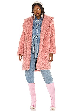 Manteau teddy 2025 bear rose