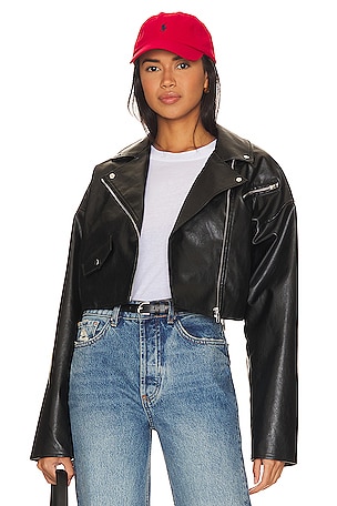 Baldwin Faux Leather Jacket Lovers and Friends